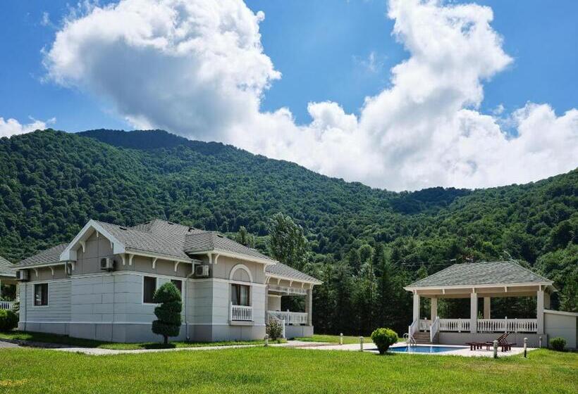 ویلای یک اتاق خوابه با استخر شنا, Qafqaz Riverside