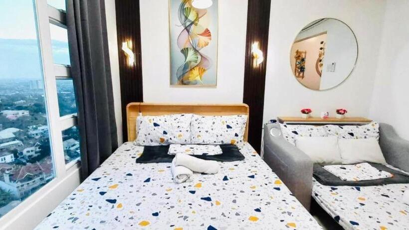 آپارتمان 1 خوابه با چشمانداز دریا, Group Friendly Cebu Condo With Mall Access