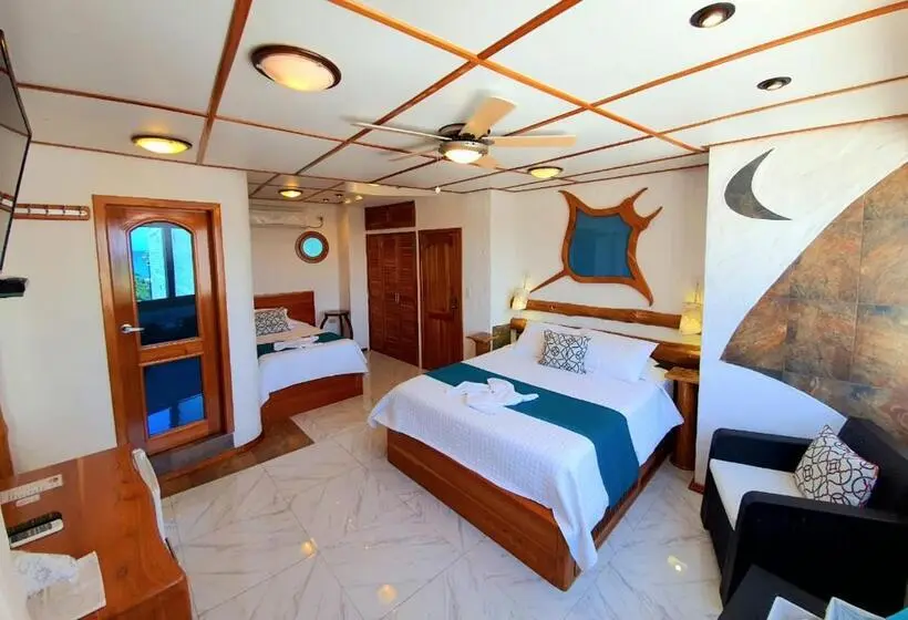 オーシャンビューのデラックストリプルルーム, Casa Ocean Pier