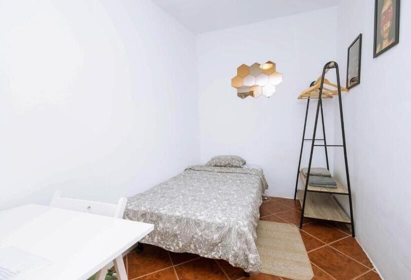 اتاق استاندارد یک نفره, Shared Apartment With Bright Private Patio In Lisboa