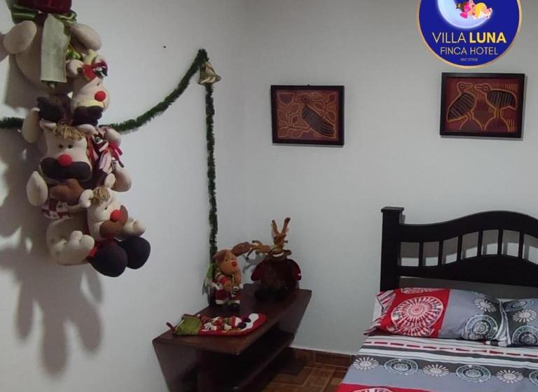 غرفة قياسية ثلاثية حمام مشترك, Finca Hotel Villa Luna