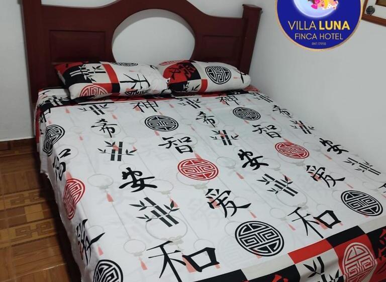 غرفة قياسية ثلاثية حمام مشترك, Finca Hotel Villa Luna