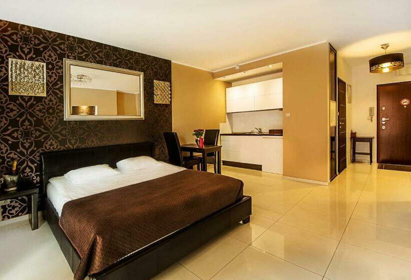 １ベッドルームのデラックスアパートメント, Angel City Center Krakow Apart