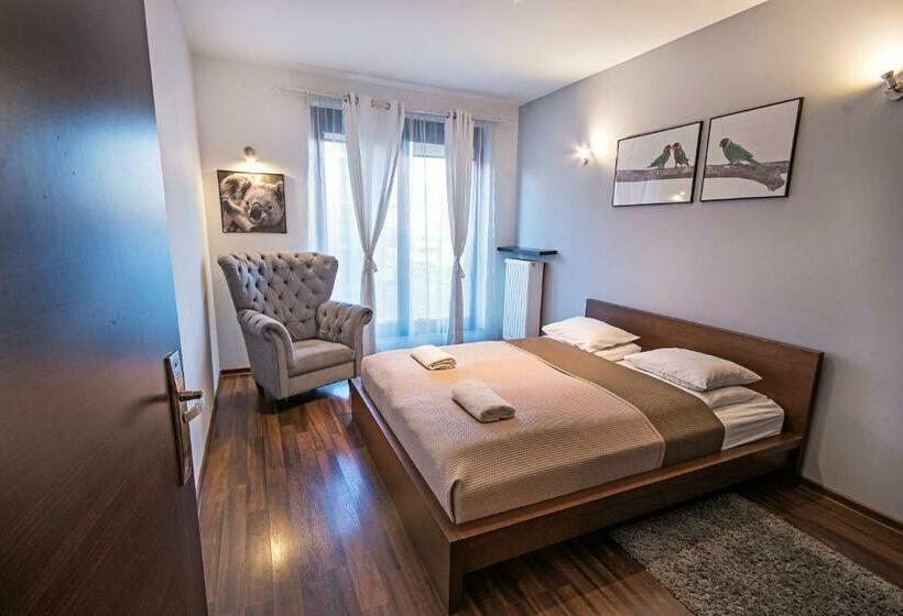 １ベッドルームのデラックスアパートメント, Angel City Center Krakow Apart