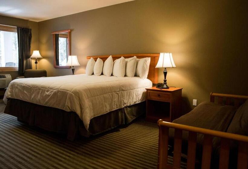 キングサイズベッド、ビュー付きデラックスルーム, Silver Moon Inn