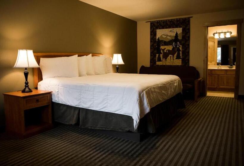 キングサイズベッド、ビュー付きデラックスルーム, Silver Moon Inn