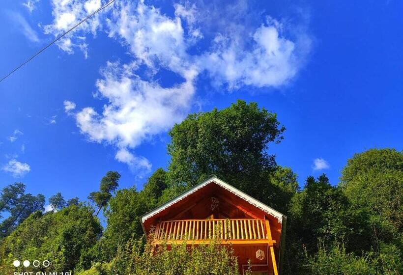 标准间带阳台, The Tree Top Treehouse Jibhi