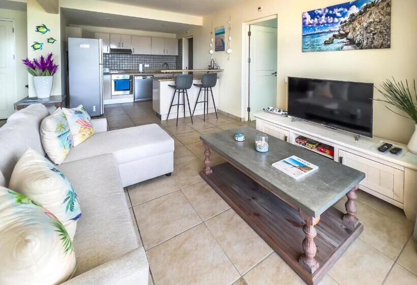 آپارتمان 1 خوابه با چشمانداز دریا, Beachfront Palapa21 Jan Thiel