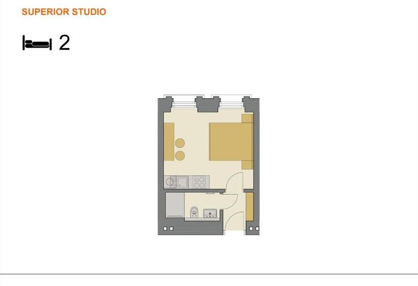 استودیوی سوپریور, Downtown Suites Rubesova