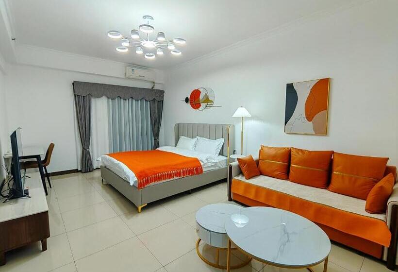 غرفة قياسية, Guangzhou Lijing Aparthotel Pazhou Exhibition Center Next To Exit D Of Wanshengwei Mtr Station