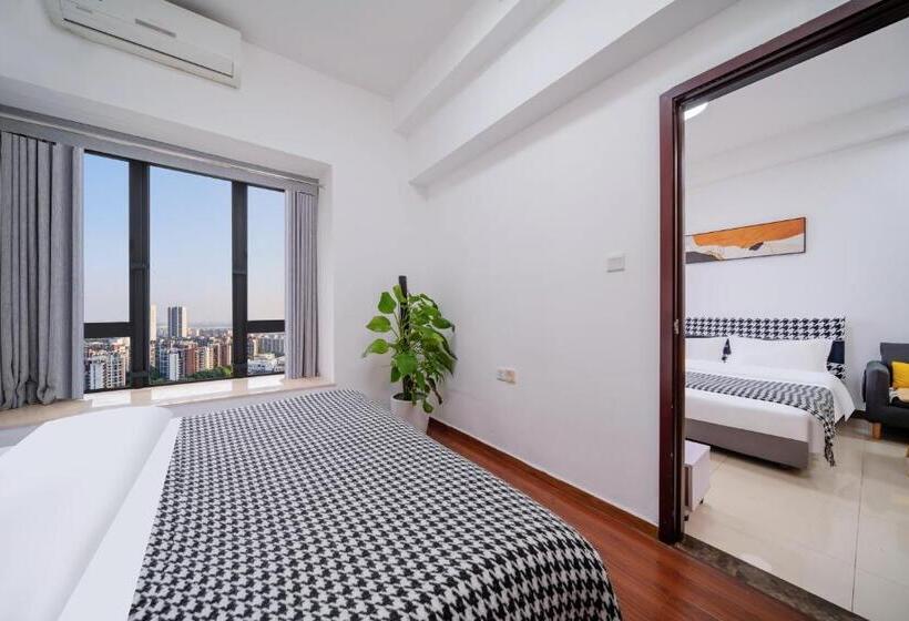 جناح, Guangzhou Lijing Aparthotel Pazhou Exhibition Center Next To Exit D Of Wanshengwei Mtr Station