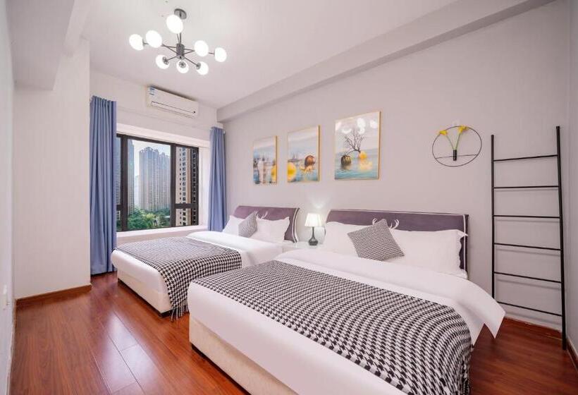 إستوديو قياسى, Guangzhou Lijing Aparthotel Pazhou Exhibition Center Next To Exit D Of Wanshengwei Mtr Station