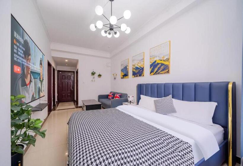 إستوديو قياسى, Guangzhou Lijing Aparthotel Pazhou Exhibition Center Next To Exit D Of Wanshengwei Mtr Station