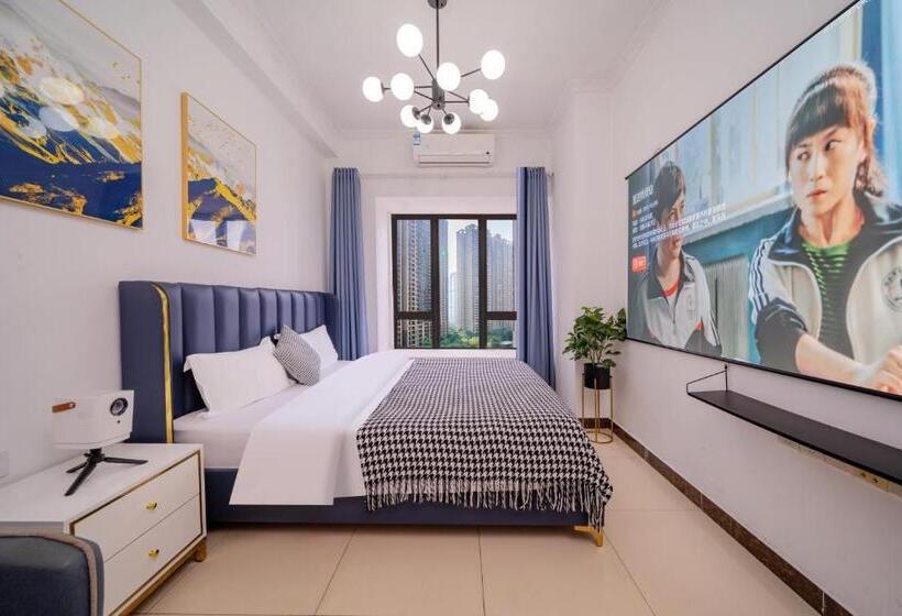 إستوديو قياسى, Guangzhou Lijing Aparthotel Pazhou Exhibition Center Next To Exit D Of Wanshengwei Mtr Station