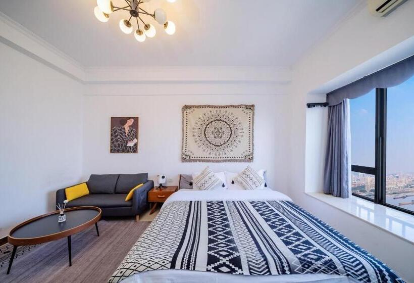 غرفة ديلوكس, Guangzhou Lijing Aparthotel Pazhou Exhibition Center Next To Exit D Of Wanshengwei Mtr Station