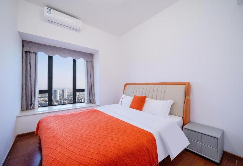 جناح غرفتين نوم, Guangzhou Lijing Aparthotel Pazhou Exhibition Center Next To Exit D Of Wanshengwei Mtr Station