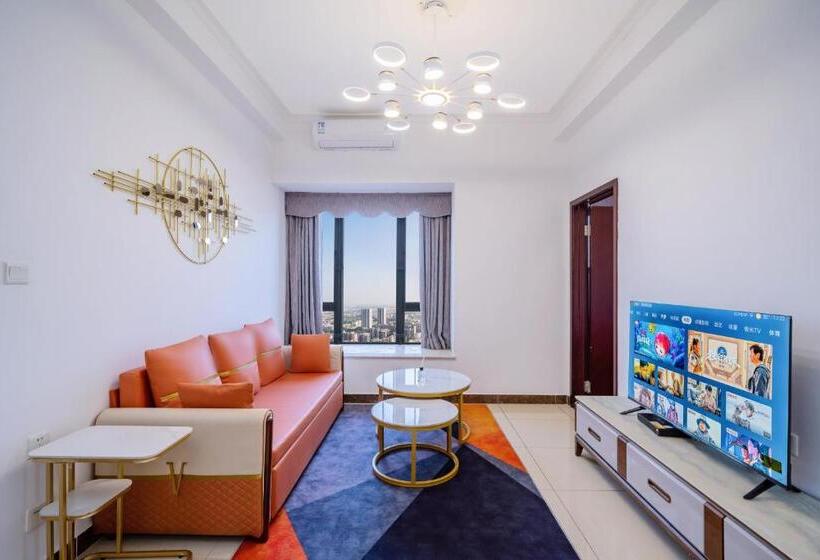 جناح غرفتين نوم, Guangzhou Lijing Aparthotel Pazhou Exhibition Center Next To Exit D Of Wanshengwei Mtr Station