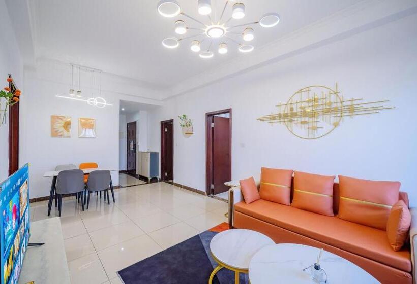 جناح غرفتين نوم, Guangzhou Lijing Aparthotel Pazhou Exhibition Center Next To Exit D Of Wanshengwei Mtr Station