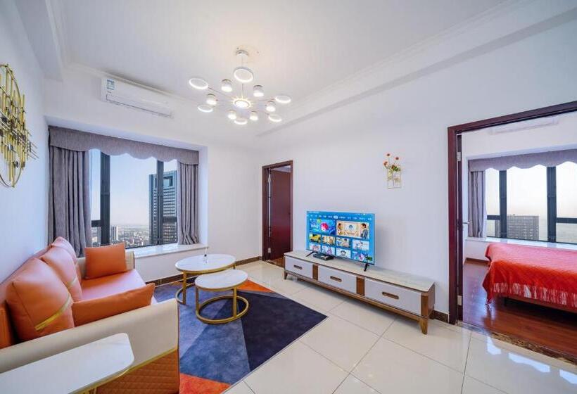 Suíte 2 Dormitórios, Guangzhou Lijing Aparthotel Pazhou Exhibition Center   Next To Exit D Of Wanshengwei Mtr Station