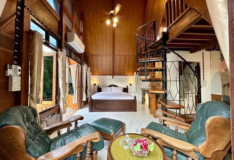 בקתת סופריור בת חדר 1, Ban Kaew Mo Ra Glamping & Restaurant