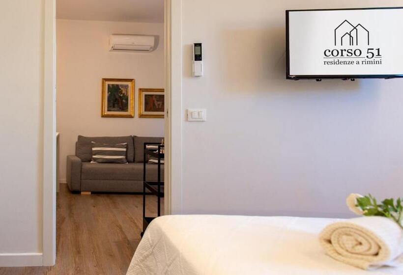 آپارتمان 1 خوابه با بالکن, Corso51 Suite Apartments