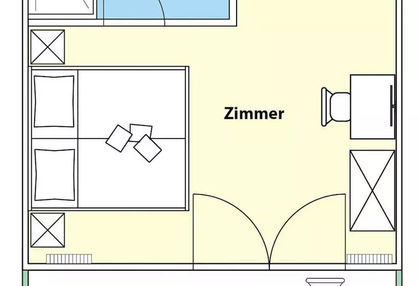 コンフォートルーム, Frühstückspension Haus Golker