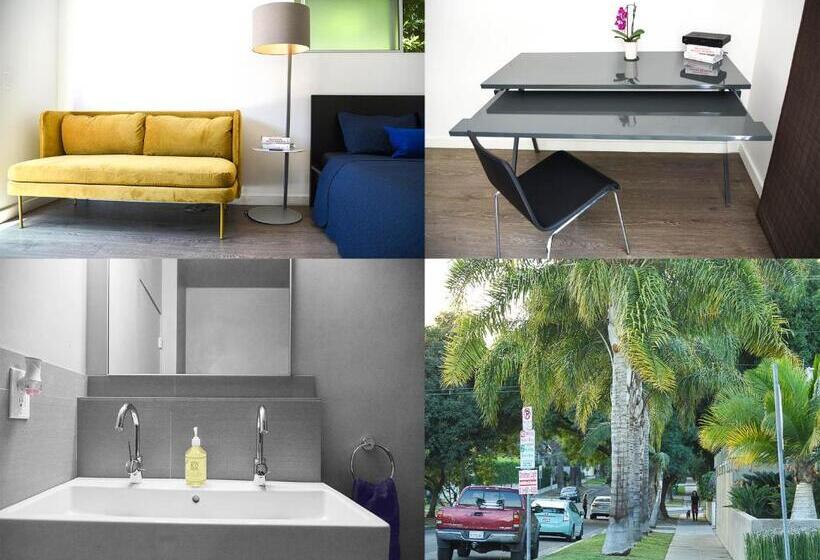 استودیو استاندارد با چشم‌انداز باغ, Hollywood Guesthouse