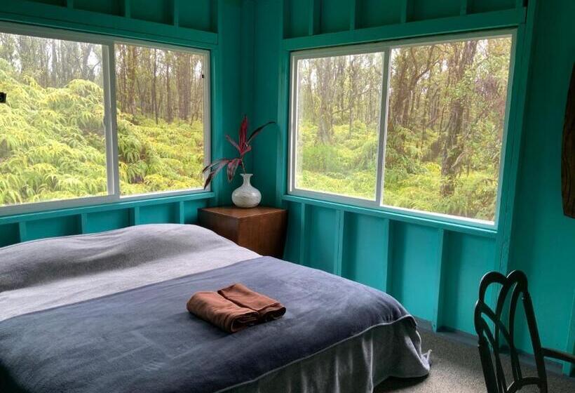 이코노미 룸, Simple Rustic Studio Deluxe Bed In Tropical Fruits Garden