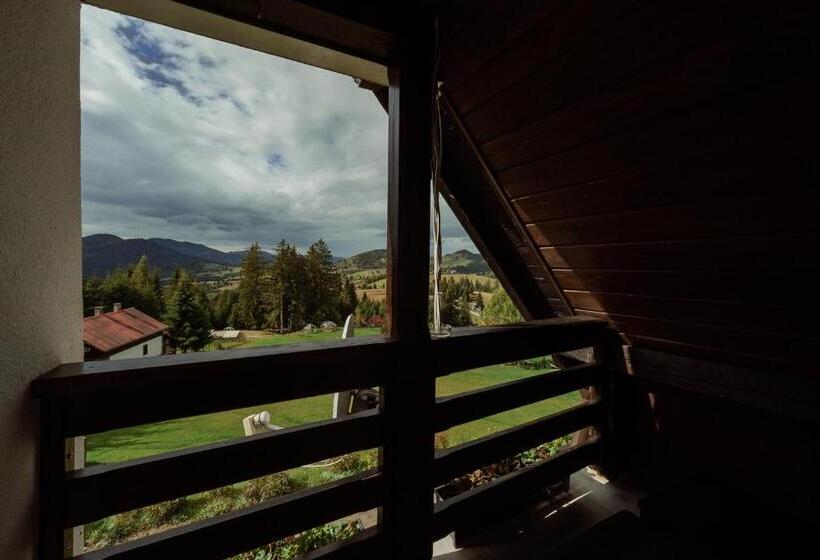 带阳台标准四人间, Tihuța Retreat