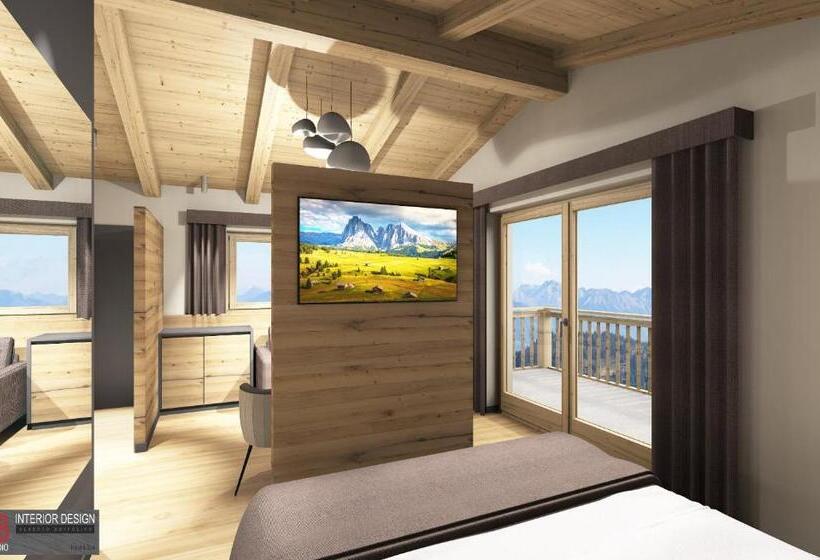 סוויטת ג'וניור עם טרסה, Garnì La Violetta