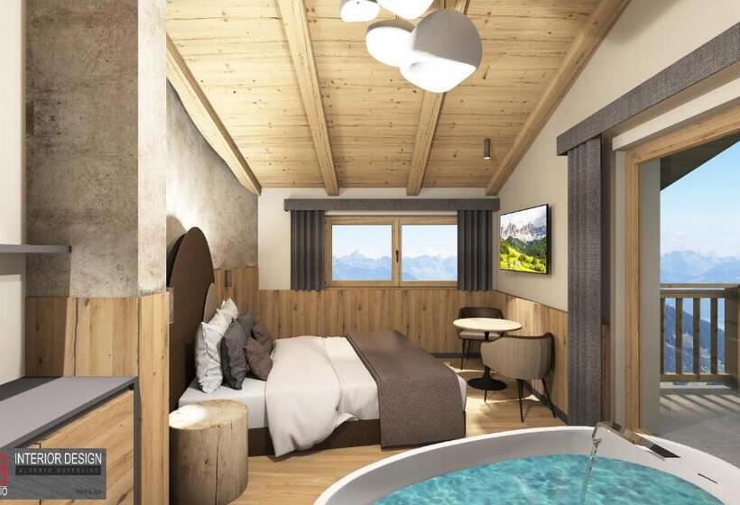 סוויטת ג'וניור עם מרפסת, Garnì La Violetta