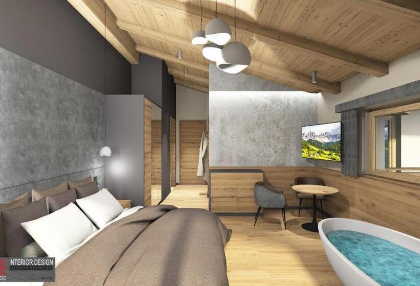 סוויטת ג'וניור עם מרפסת, Garnì La Violetta