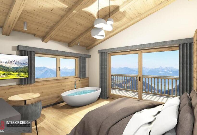 סוויטת ג'וניור עם מרפסת, Garnì La Violetta