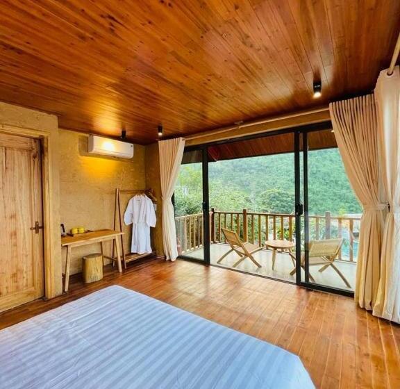 اتاق استاندارد با تخت بزرگ, Mơ Village đà Bắc, Hòa Bình