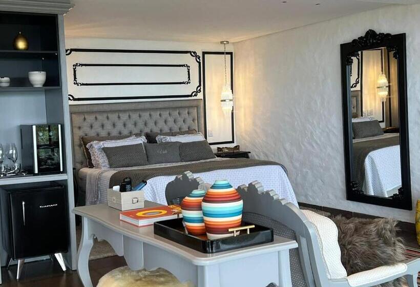 חדר דלוקס עם מיטת קינג, Atmã Pousada