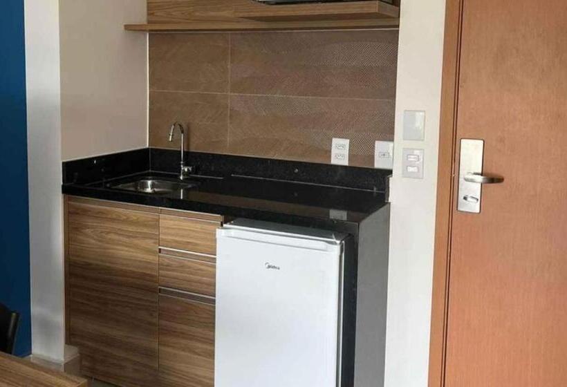 شقة غرفة واحدة مطلة على حمام السباحة, Thermas São Pedro Park Resort