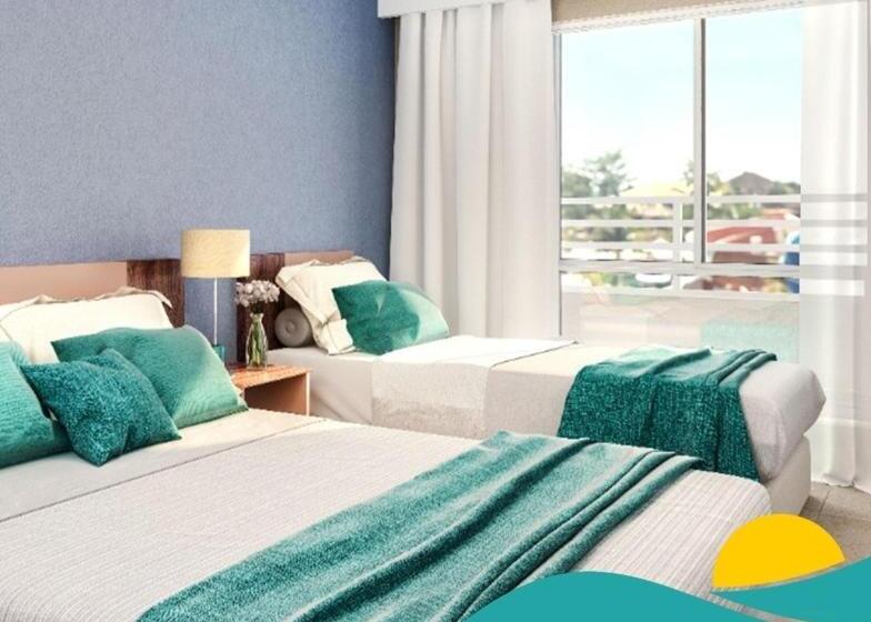 شقة غرفة واحدة مطلة على حمام السباحة, Thermas São Pedro Park Resort