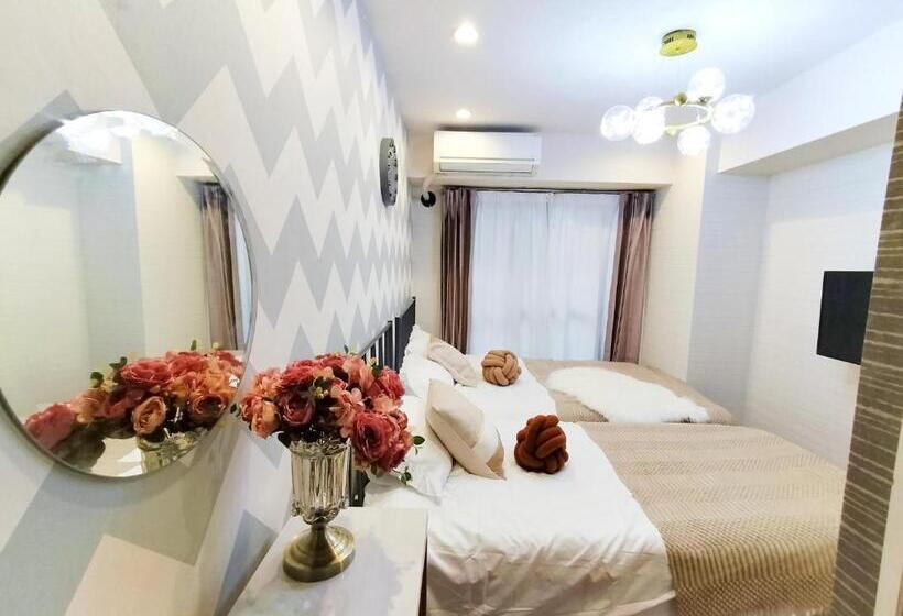דירה בת חדר שינה 1 עם מרפסת, S15新宿最中心 東新宿站5分 Shinjuku Center 5 Mins To Station, Max 3p 新宿 涉谷 表参道 池袋 上野 代代木 银座 原宿