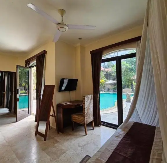Standard-huone Allasnäkymä, The Gana Ubud By Guru Experience