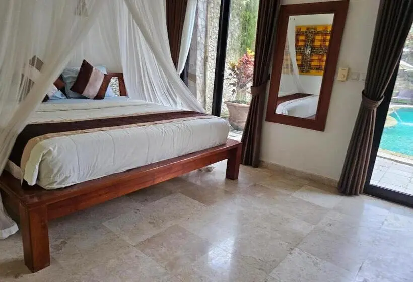 Deluxe-villa 1 Makuuhuone, The Gana Ubud By Guru Experience