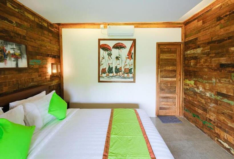 חדר סטנדרט עם מרפסת, Green Bali Guest House