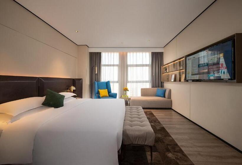 デラックスルーム, Echarm Plus Hotel   Taihu Garden Metro Station, North Changjiang Road Wuxi