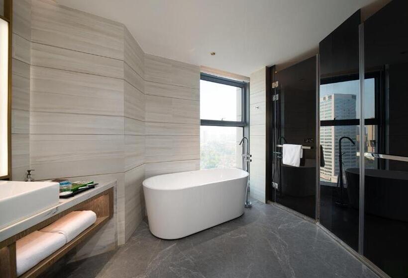 デラックスルーム, Echarm Plus Hotel   Taihu Garden Metro Station, North Changjiang Road Wuxi