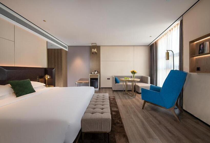 デラックスルーム, Echarm Plus Hotel   Taihu Garden Metro Station, North Changjiang Road Wuxi