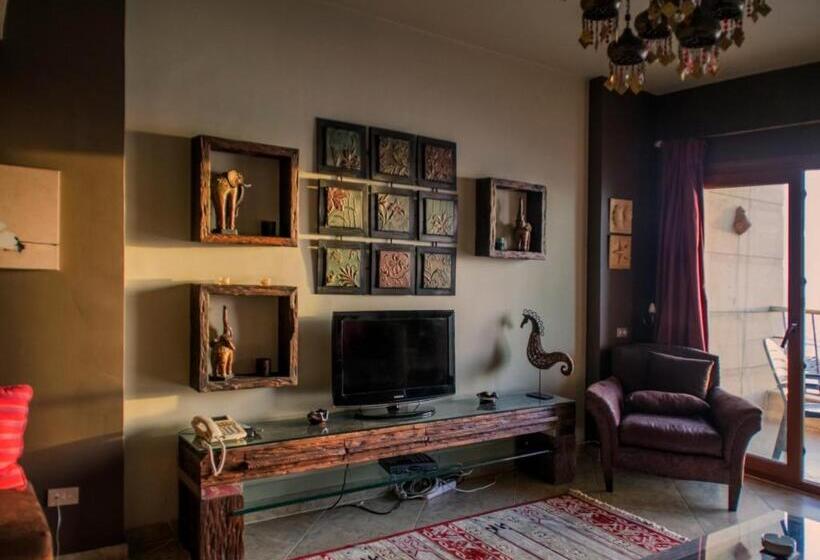 آپارتمان 1 خوابه با چشم‌انداز دریا, شقة فندقية ساحرة مع اطلالة بانوراميه على البحر