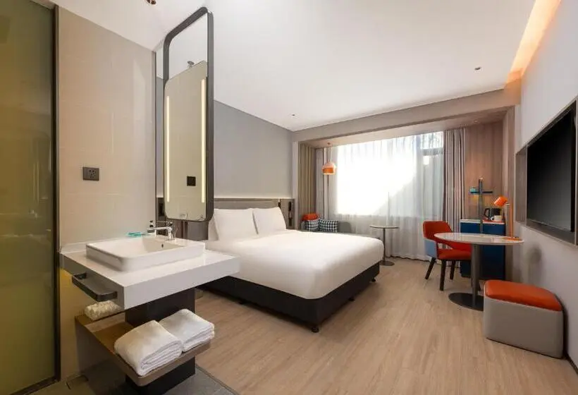 身障者適用キングサイズベッドルーム, Holiday Inn Express Yuhuan Wetland Park, An Ihg