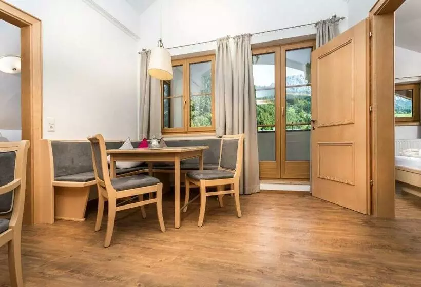 ２ベッドルームアパートメント, Almhof Alpin Apartments & Spa