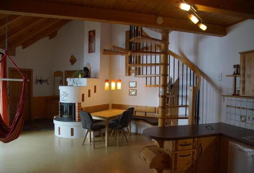 Апартаменты 2 Спальни с Террасой, Bioferienhof Brückler