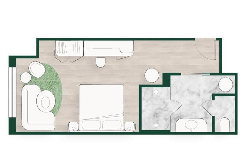 חדר סטנדרט עם מיטת קינג, Bardo Savannah