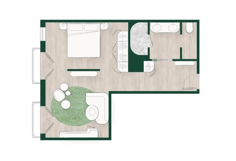 סוויטה עם מרפסת, Bardo Savannah